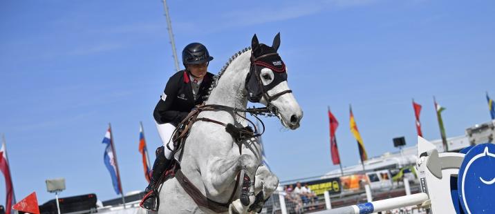 Romana Hartl und Clarma auf Platz 2 im equitron-pro Grand Prix von Lamprechtshausen (c) sibil slejko